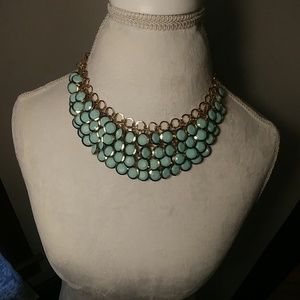 MINT/GOLD necklace
